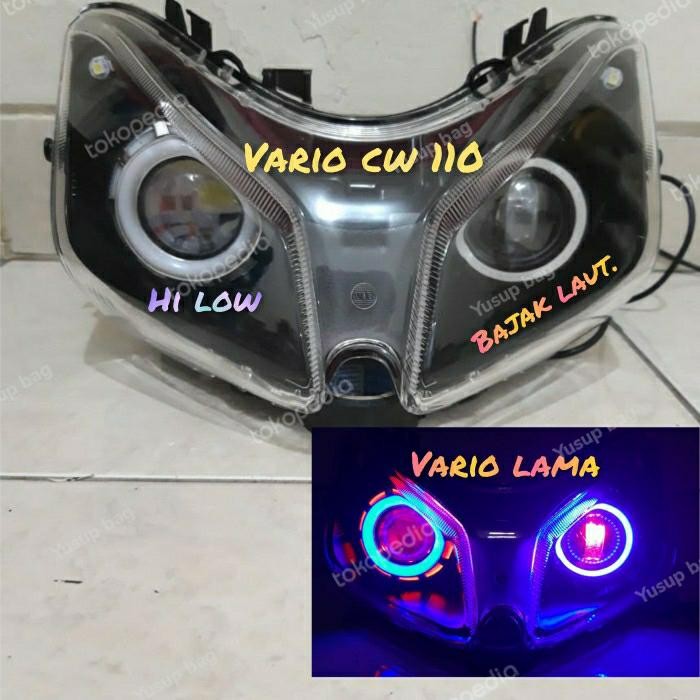 REFLEKTOR VARIO CW 110 HEADLAMP LAMPU PROJIE VARIO 110 LAMA