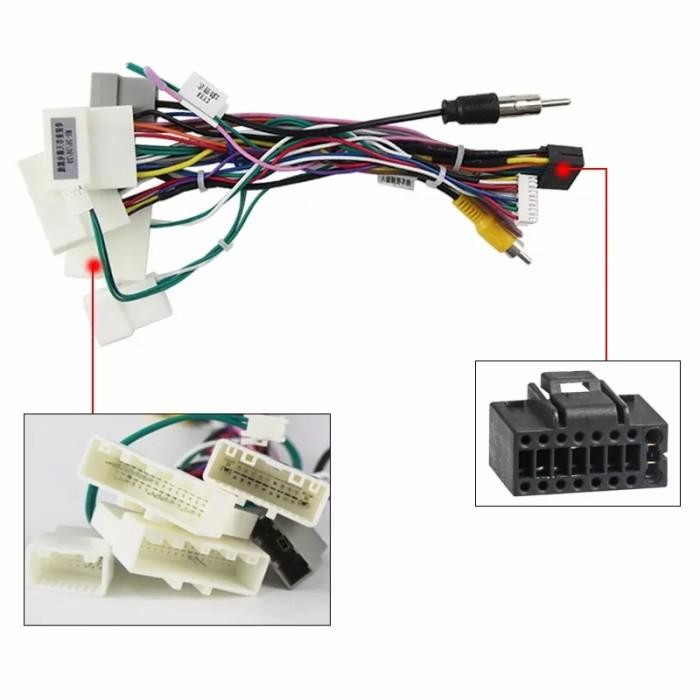 Kabel Soket Canbus Nissan X-Trail Xtrail T32 Pnp Headunit Android