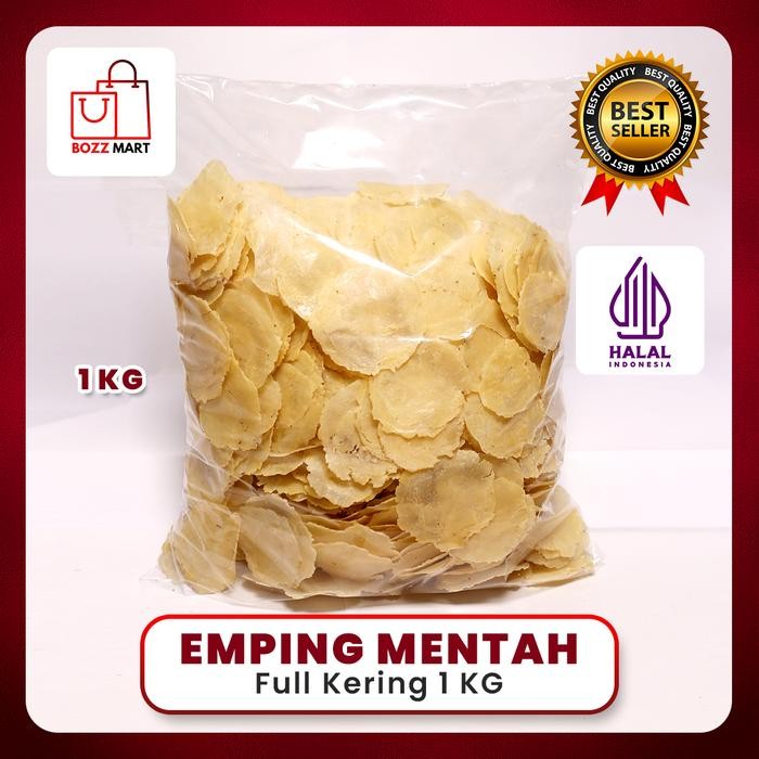 

EMPING MELINJO 1KG KUALITAS SUPER ASLI KEBUMEN Makanan Keripik Cemilan Food Snack Goreng Camilan