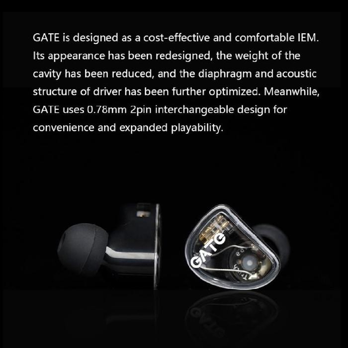 TRUTHEAR GATE TRUE TRUTHEAR GATE 10MM DYNAMIC DRIVER IN-EAR HEADPHONE EARPHONES