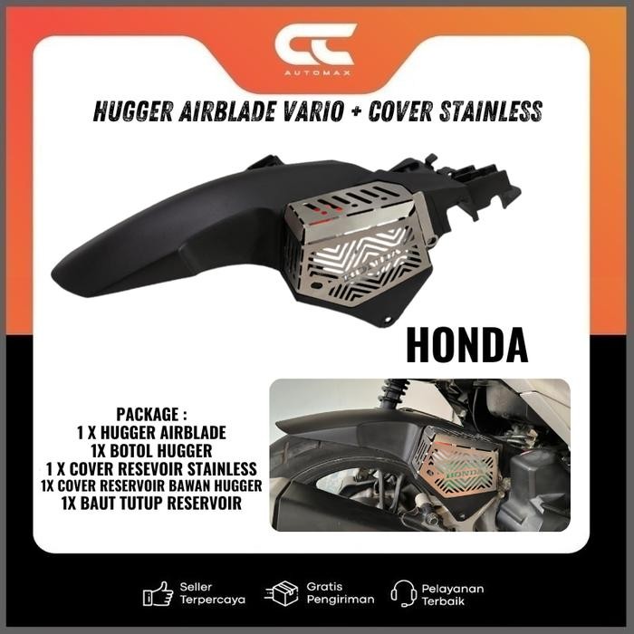 HUGGER VARIO 125 150 OLD NEW + COVER RESERVOIR STAINLESS