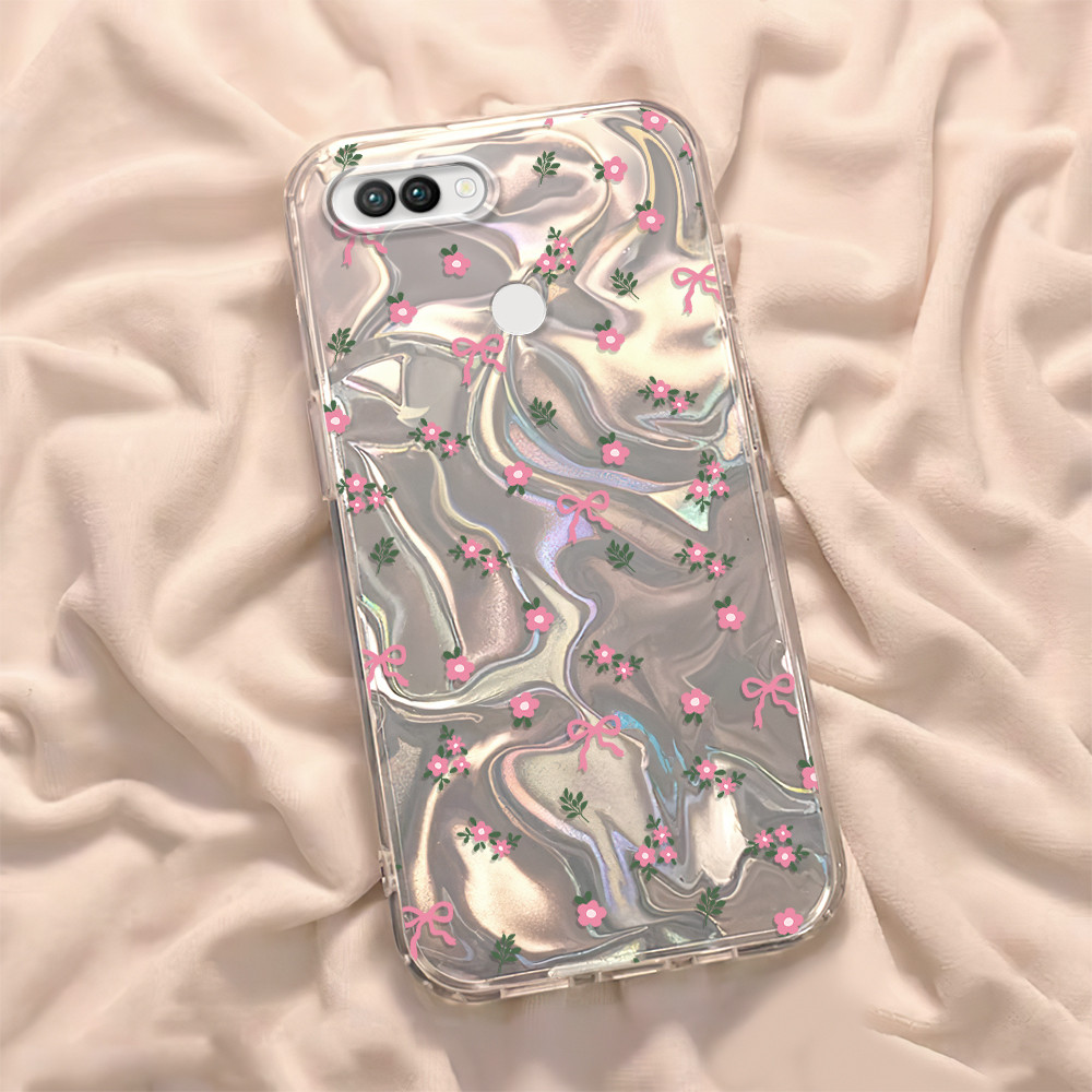 Casing Hp Untuk Realme 2 U1 Pro Hardcase Ponsel Cassing Flower Bow 0004 SBW Kesing Hard Cesing Phone