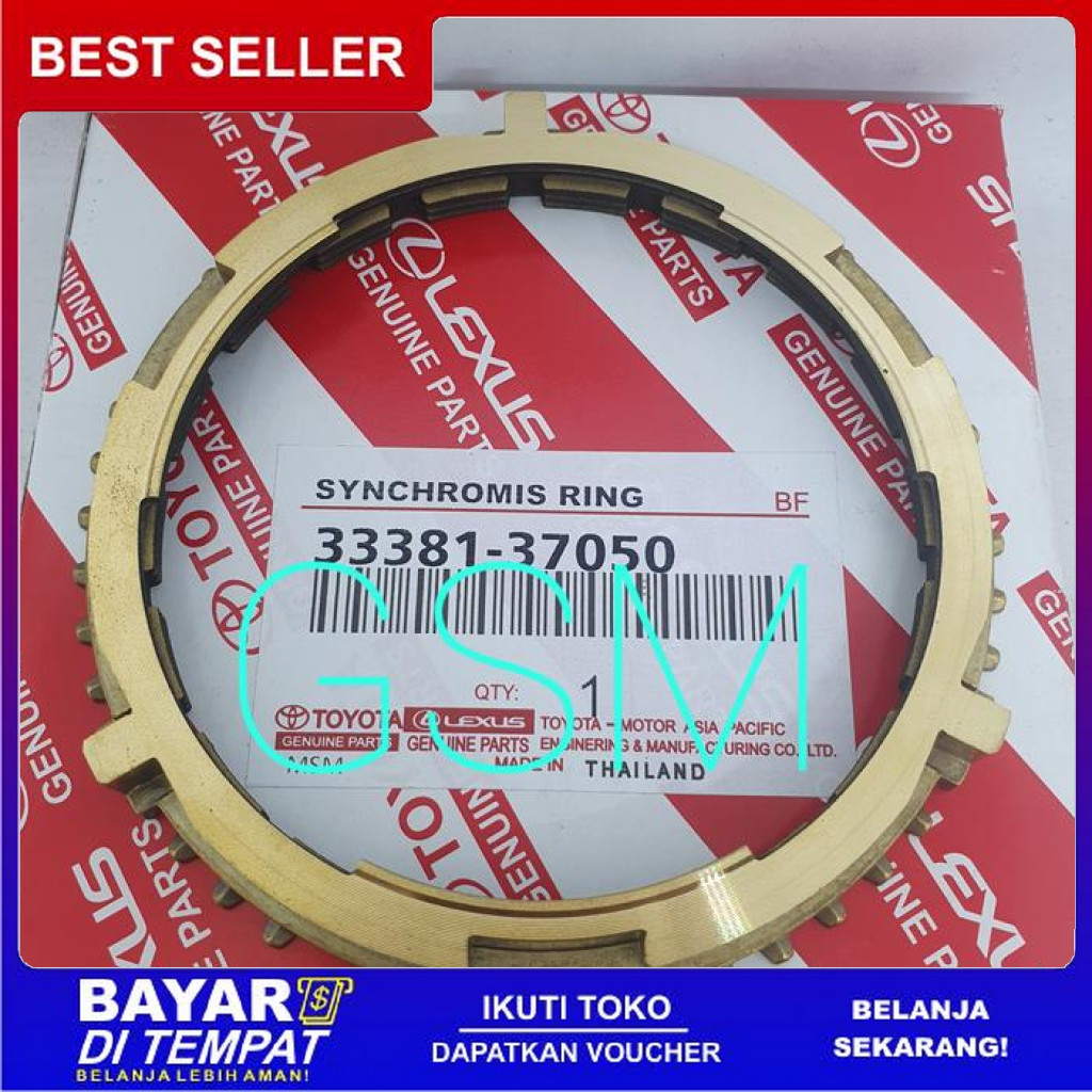 FREE ONGKIR GIGI KUNINGAN SINKRONIS RING SYNCHROMIS 4RD GIGI 4 TOYOTA HT130 DUTRO BISA COD