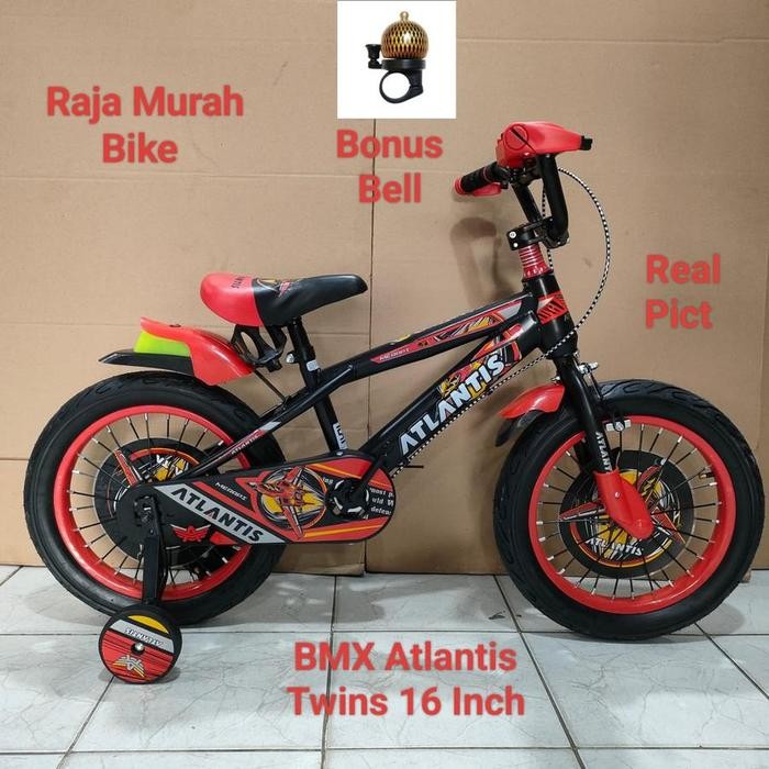 Sepeda Anak Bmx Atlantis Twins 16 Inch Bmx 16 Inch Atlantis Twins Ban Besar