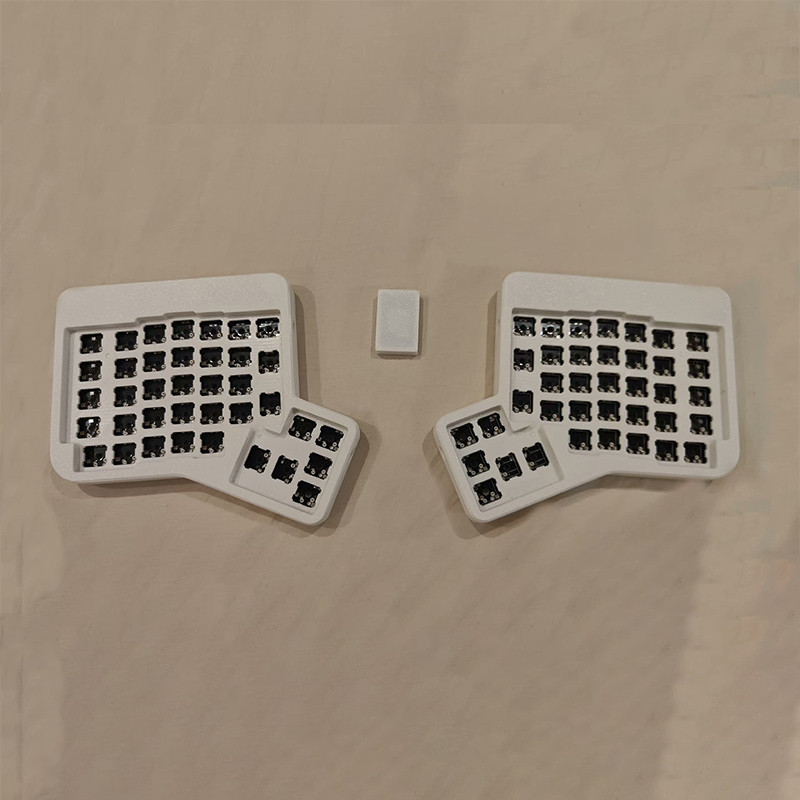 Ergodox Split Keyboard Kit 2.4G Wireless Hot-swappable Split Keyboard Kit Customized Programming VIA