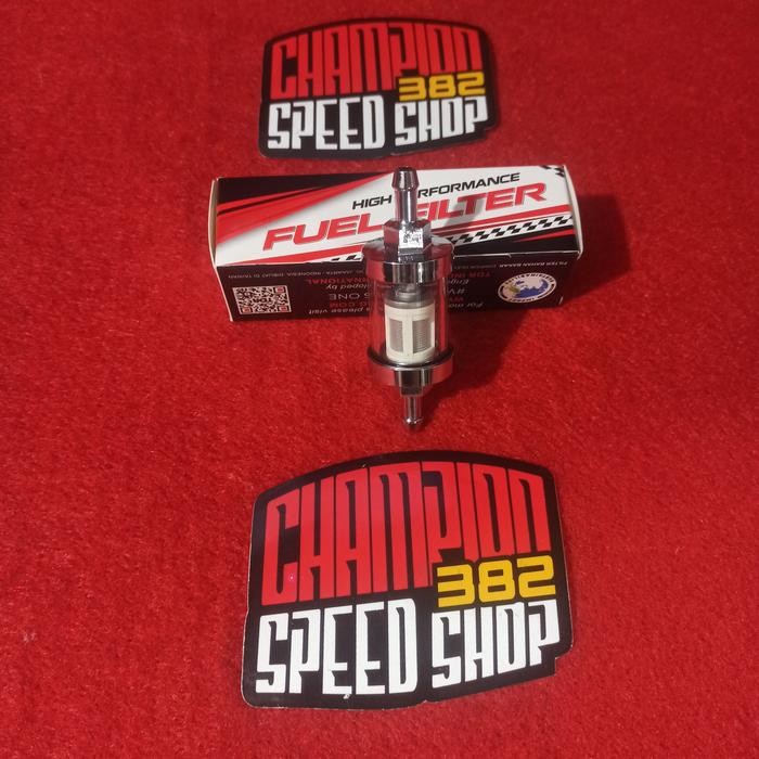 SARINGAN FILTER BENSIN MOTOR FUEL FILTER TDR RACING SHORT UNIVERSAL