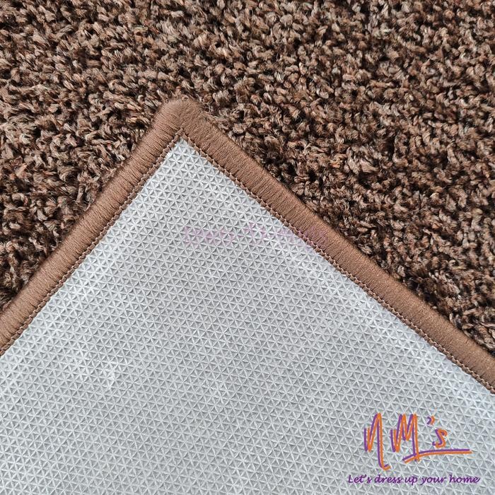 Tren-D-Rugs Karpet Keset Kaki Shaggy Polos Estetik Modern Alas Lantai Depan Pintu Masuk Dapur Set