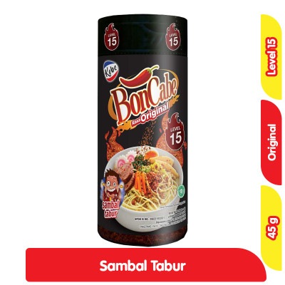 

Kobe BonCabe Sambal Tabur Original Level 15 45 g