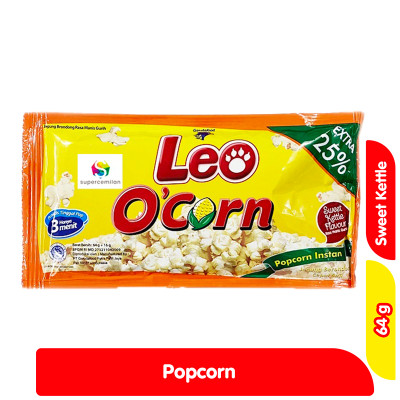 

O'Corn Popcorn Kettel Manis 64 g