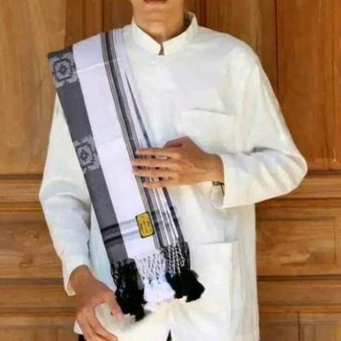 SORBAN WADIMOR HITAM PUTIH PANJANG Souvenir Syal *