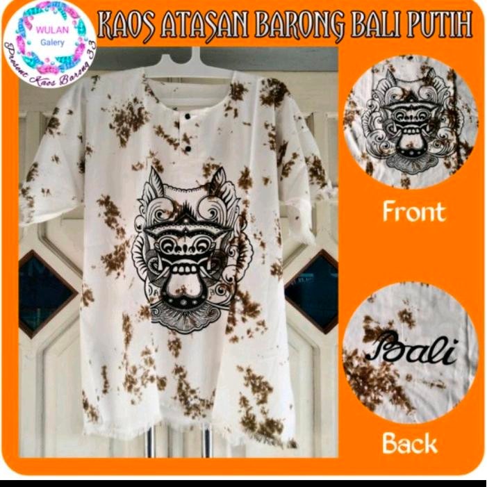 baju barong super jumbo140 XXXL ( muat bb - 100kg)mentok / baju barong/kaos sanatai pria dan