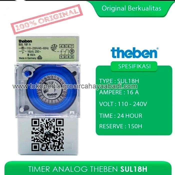Promo Timer Analog Theben Sul 181 H Original/Timer Theben Sul 181H Original