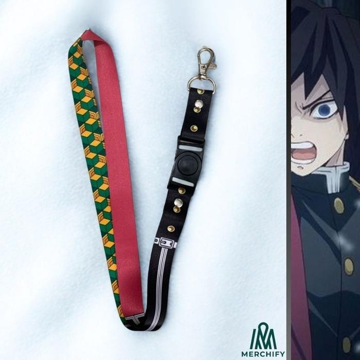 

TERLARIS Lanyard GIYU TOMIOKA Demon Slayer Anime MerchseTali ID Card (un) READY STOCK