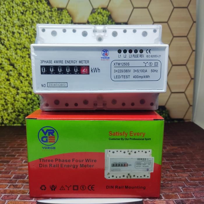 Diskon Kwh Meter Xtm1250S 3 Phase / 3P / Kwh Meter 3Phase Analog Fort