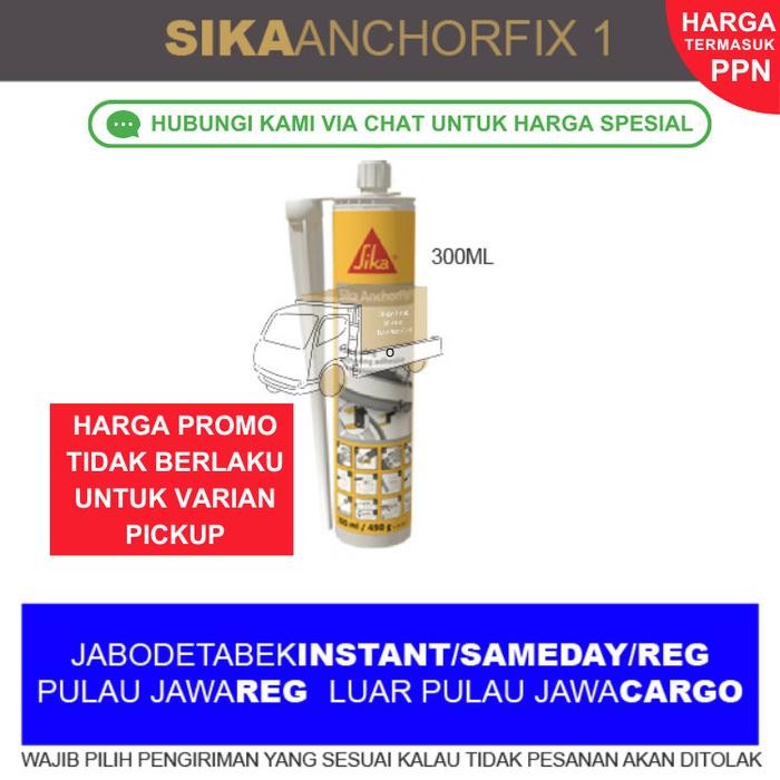 ID'' CHEMICAL ANCHOR SIKA ANCHORFIX 1 / LEM BETON / LEM ANGKUR