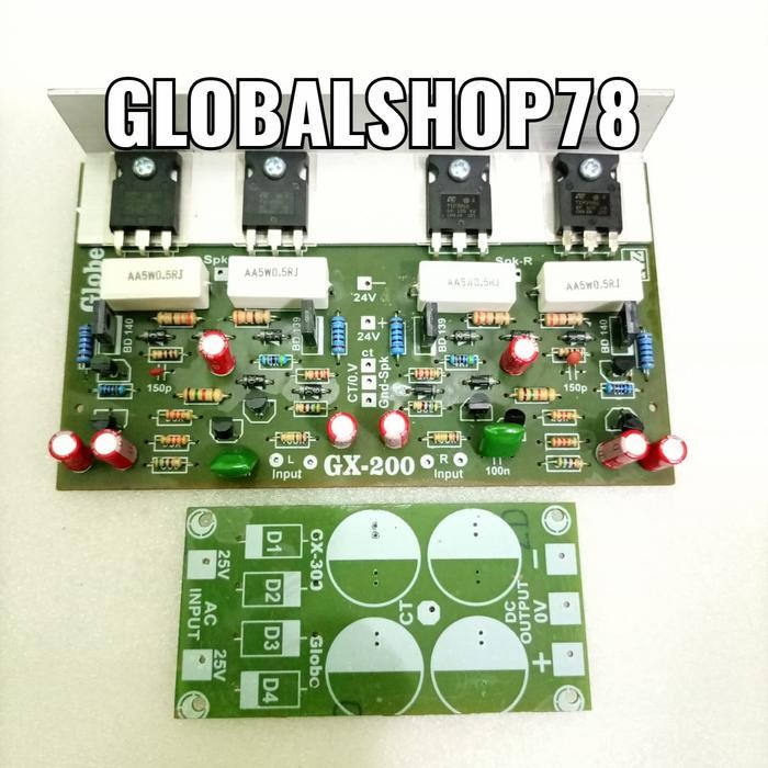 KIT POWER AMPLI AMPLIFIER GX200 GX 200 200WATT 200 W ( SX200 SX 200 )