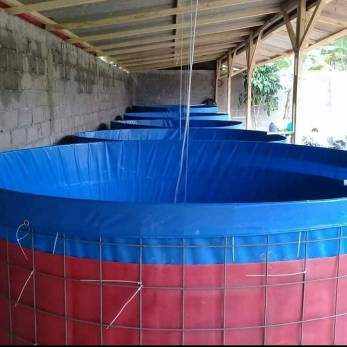 Terpal Kolam Ikan/Kolam Lele Bundar/Kolam Lele D-2 T-1 A8 -Gratisongkir