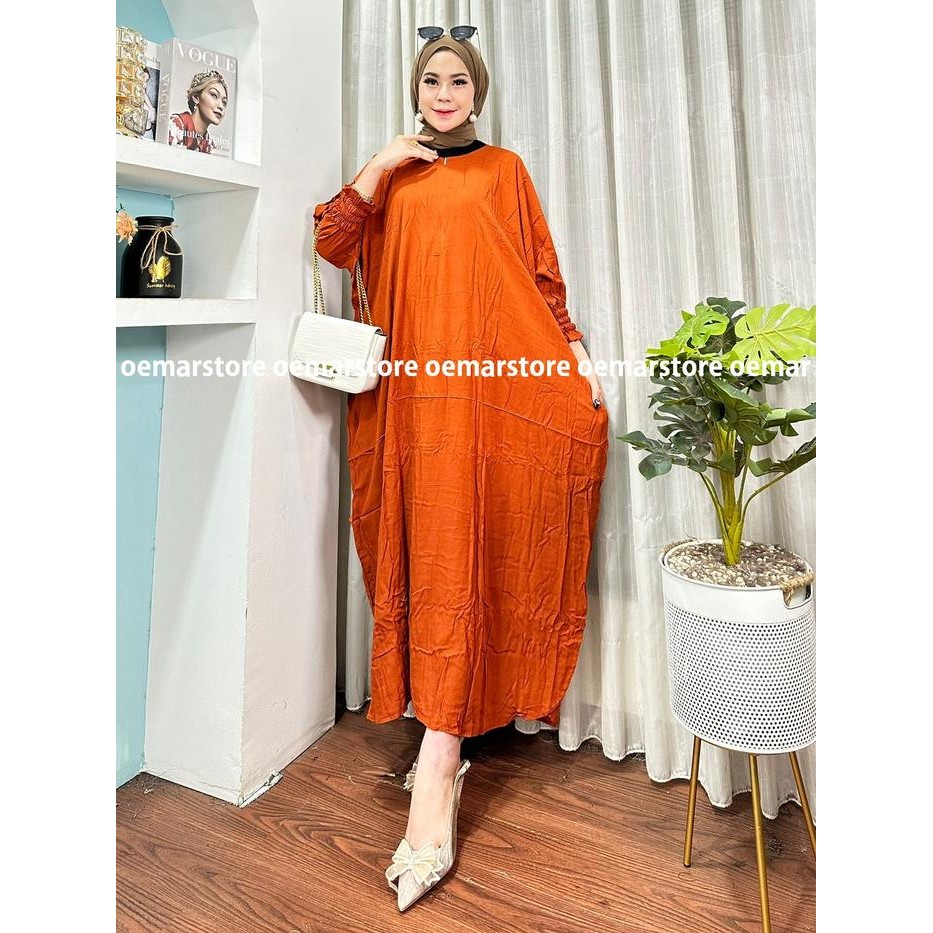 KAFTAN POLOS MEWAH / KAFTAN POLOS RAYON / KAFTAN SULTAN POLOS PREMIUM Fit Hitam Muslim Panjang