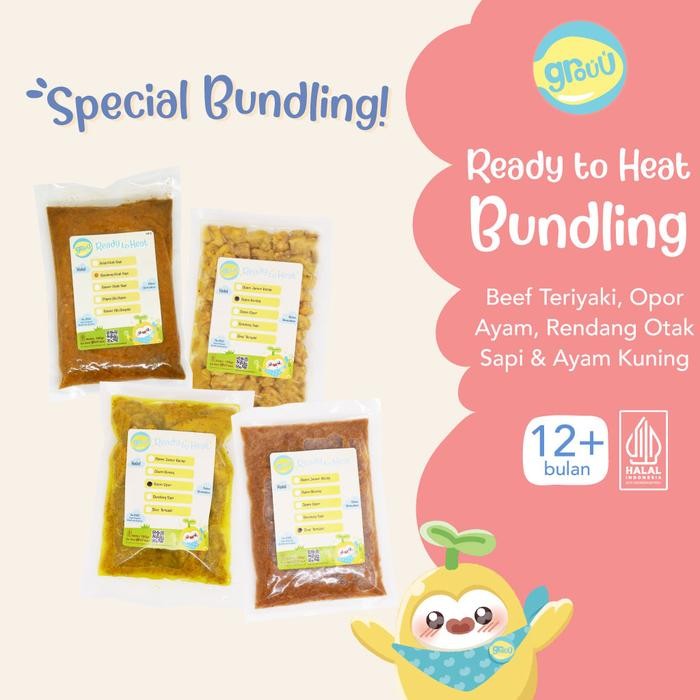 

Grouu - Bundling Ready to Heat - Makanan Bayi & Anak-Anak NO MSG