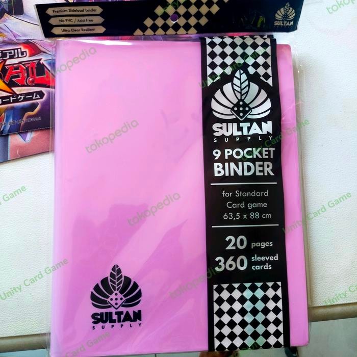 

SULTAN SUPPLY BINDER CARD ALBUM 9 POCKET - LILAC KODE 149