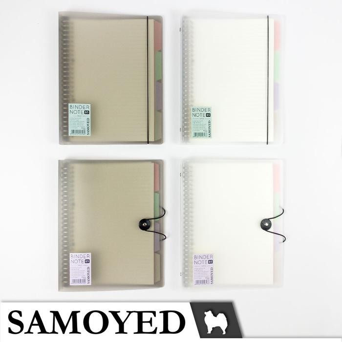 

SAMOYED BNNT-51 BINDER NOTE / LOOSE LEAF BINDER B5 - 26 RING KODE 1463