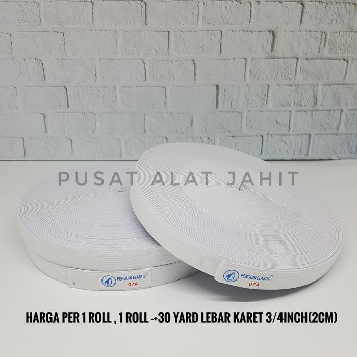 

KARET ELASTIS TAHU 2CM PER ROLL MERK PENGUIN 07A KODE 625