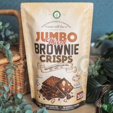 

Brownie Crisps Jumbo - Mixed 300Gr