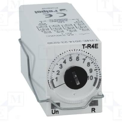 Relpol Timer Relay 4Pdt 12 24 110 220 V Ac Dc Multi Range 0.1 S - 100H