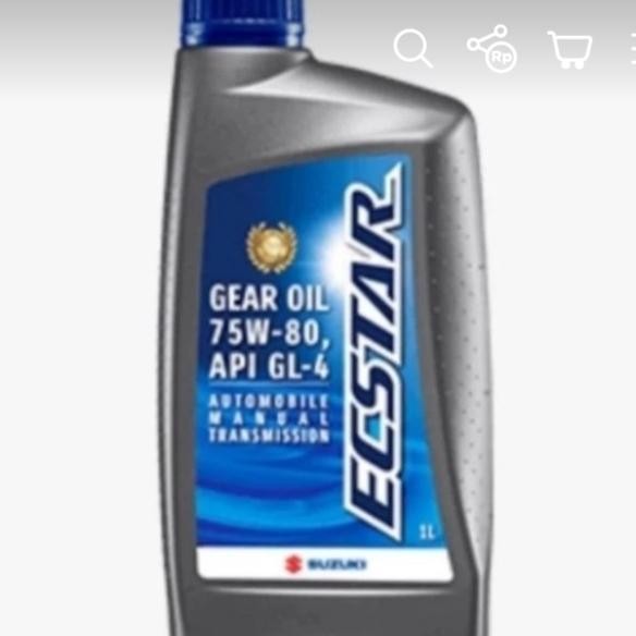 Oli transmisi manual Suzuki Ecstar 75W-80 Ertiga wagon Ignis Scross