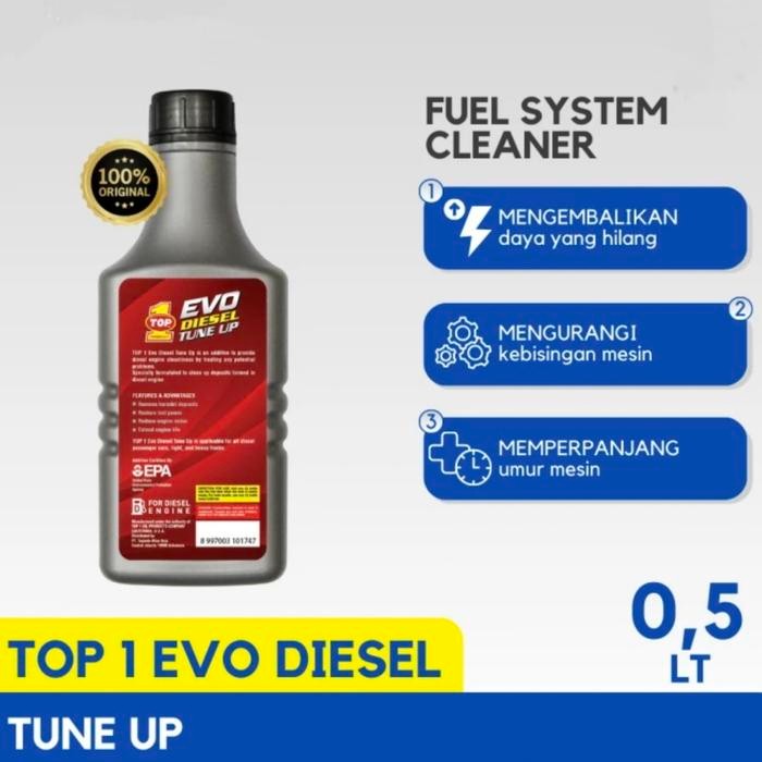 Top 1/Top1 EVO DIESEL Tune Up Injector Fuel System Cleaner 500ml