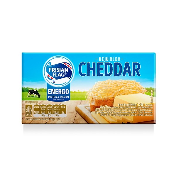 

FRISIAN FLAG KEJU CHEDDAR BLOCK 150 GR
