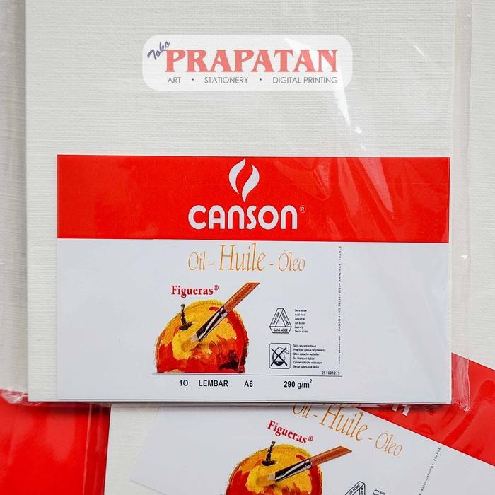 

Canson Oil Figueras Canvas Paper 290gsm Oil & Acrylic Paper