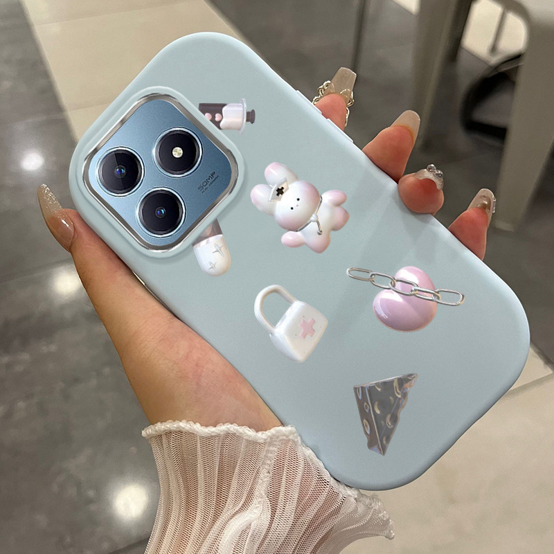 Casing Hp Untuk Realme C63 Narzo N63 Case Casing ponsel Cesing pelindung Silikon HP Kesing Dunia ber