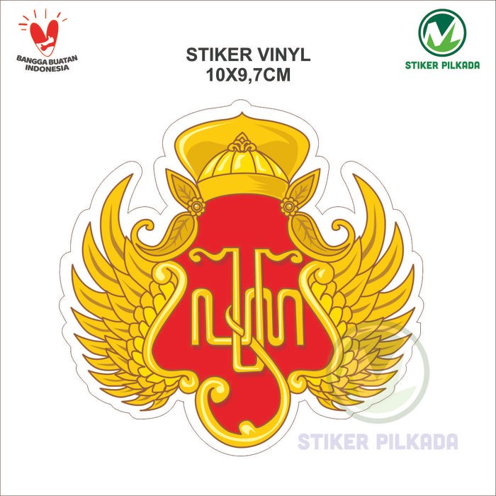 

stiker vinyl keraton jogja 10x9,7cm