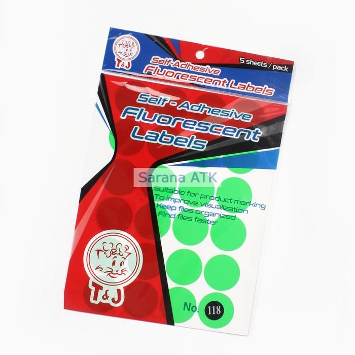 

TOM and JERRY LABEL WARNA NO. 118 HIJAU - Green [ Pad ]