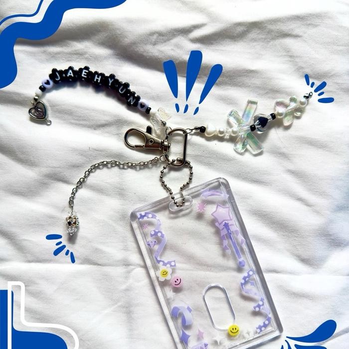 

Id Card Holder Manik Manik With Beads Lucu Bisa Req Nama