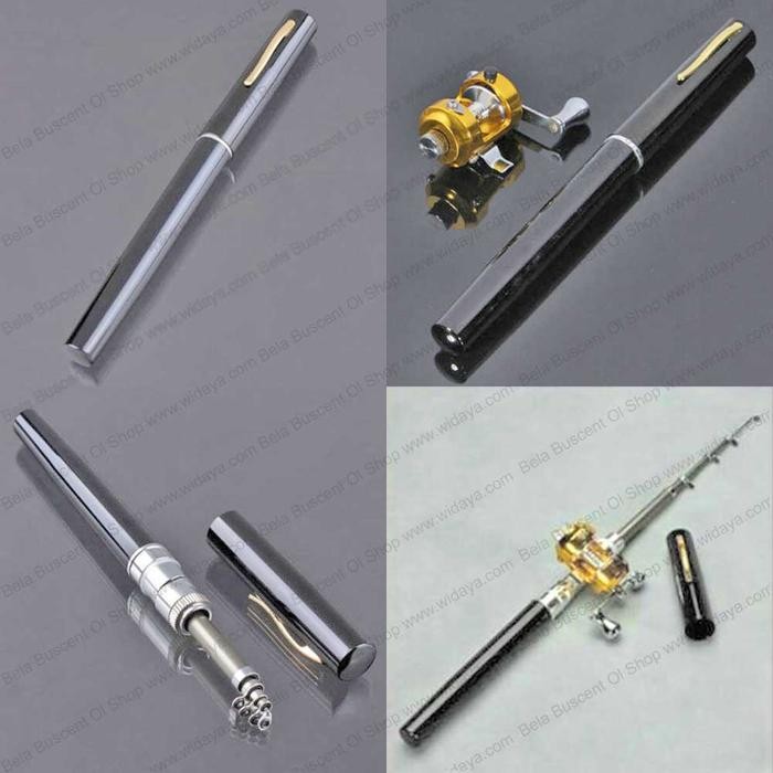 Maguro Seahawk - Alat Mancing Saku Pena Pancing Joran 160Cm Rel Pocket Fishing Rod 1.6M