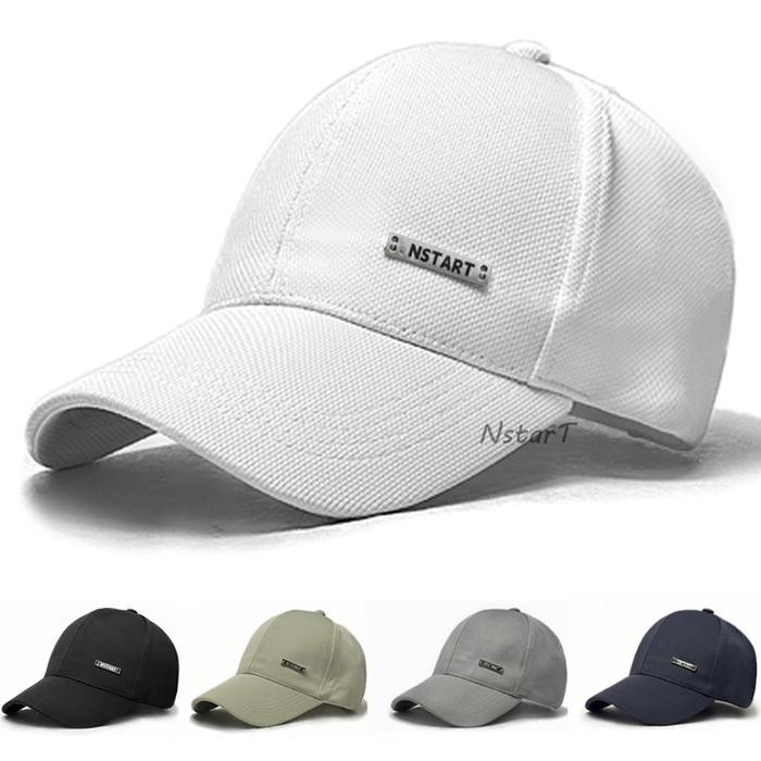 Topi Baseball NSTART Hat Cap NS Casual Distro Fashion Pria Wanita Black Blue NSTART Casual Distro