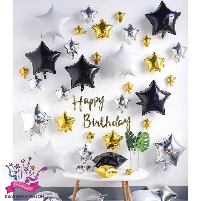 

Terlaris BINTANG VARIASI DEKORASI SET/BALON BINTANG/BALON FOIL STAR SALE