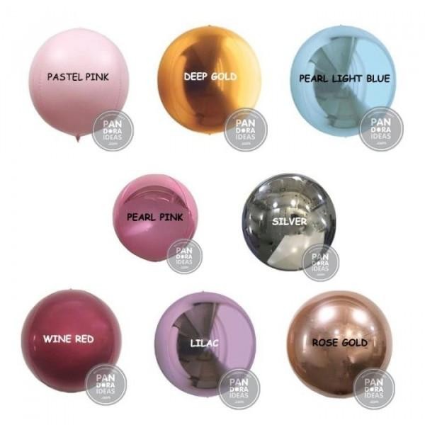 

Terlaris 10" Sphere Foil Balloon / Balon Foil Sphere Foil / Balon Bulat SALE