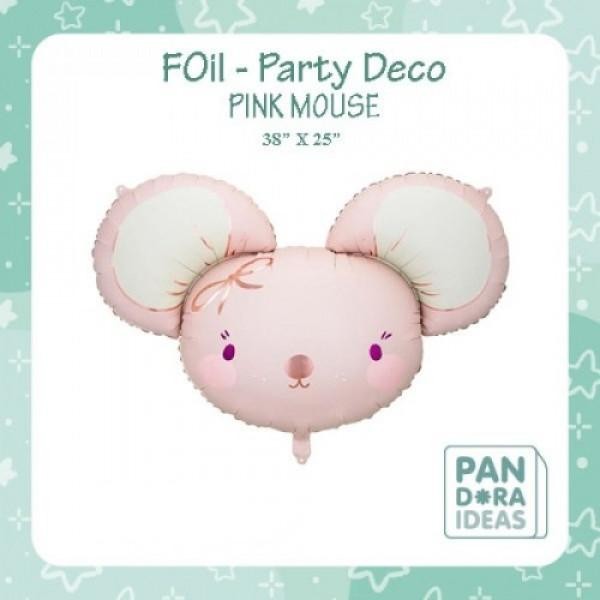

Terlaris 38" Foil Balloon Pink Mouse / Balon Tikus Lucu / Balon Animal SALE