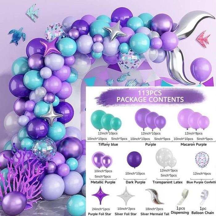 

Terlaris Balon Ulang Tahun Putri Duyung Dekorasi Pesta Balon Foil Aluminium Putri Duyung Pesta Ungu