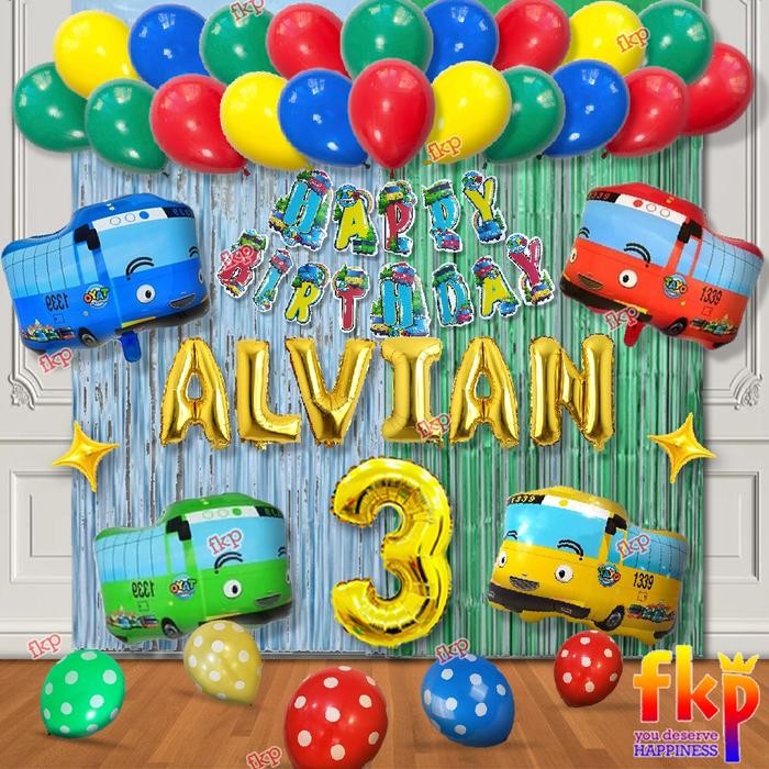 

Terlaris Fun Kids Party Set Dekorasi Ultah tema Tayo / Little bus Tayo / Ulang Tahun Tema Tayo / Bis