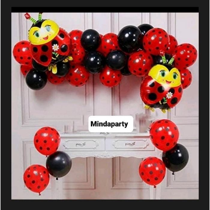

Terlaris Paket Balon Kumbang/Balon Bugs Merah Lengkap SALE