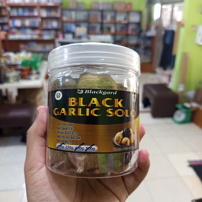 

Black Garlic Solo tunggal premium jumbo 220gr Bawang Hitam Bawang Lanang