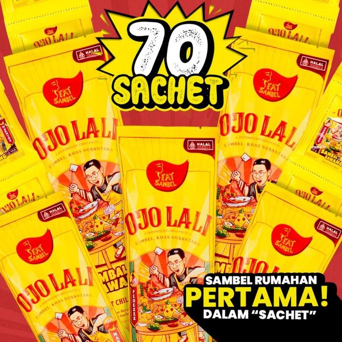 

Eatsambel -Sambel Bawang Ojolali [70 Sachet] Paket Hemat