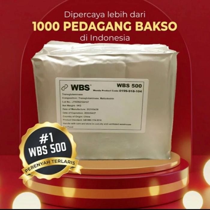 

(1kg)Enzim WBS 500 - Untuk bakso kress - Perenyah - Meningkatkan tekstur sosis / nugget / ham / dsb