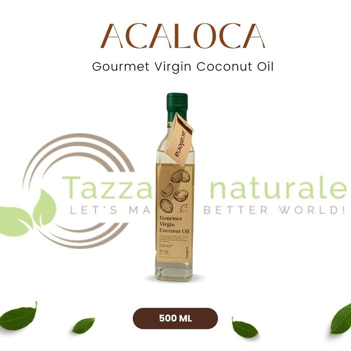 

NEW! Acaloca Gourmet Virgin Coconut Oil VCO 500ml - Minyak Kelapa Murni Kemasan Botol Kaca Premium