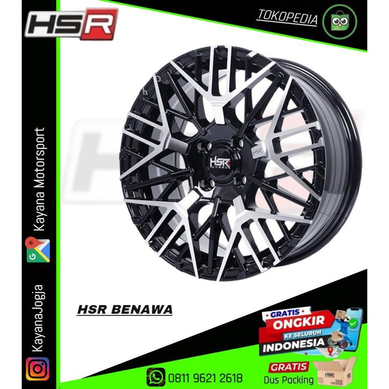 Ready Velg Mobil Benawa HSR Ring 16 R16 ( HSR Wheel Official )