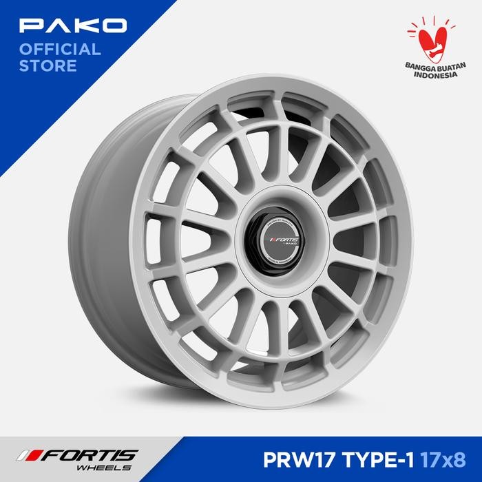 Ready Stok Velg Mobil Fortis Wheels PRW Rally Ring 17 - Pako Wheels